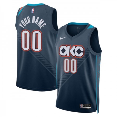 Camiseta Hombre Oklahoma City Thunder Personalizadas 2025-26 Nike City Edition Negro Swingman Camiseta Hombre Oklahoma City Thunder Personalizadas 2025-26 Nike City Edition Negro Swingman